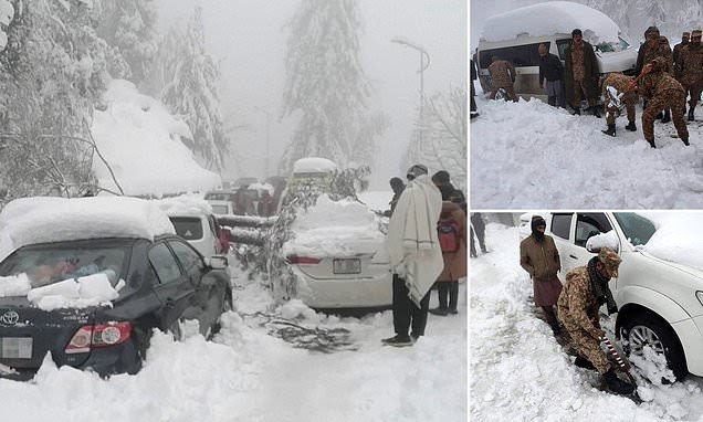 Natural Calamity Or Administrative FailureNew Year’s First Snowfall Brings Tragedy To Pakistan, 23 Frozen To Death, Thousands More Stranded