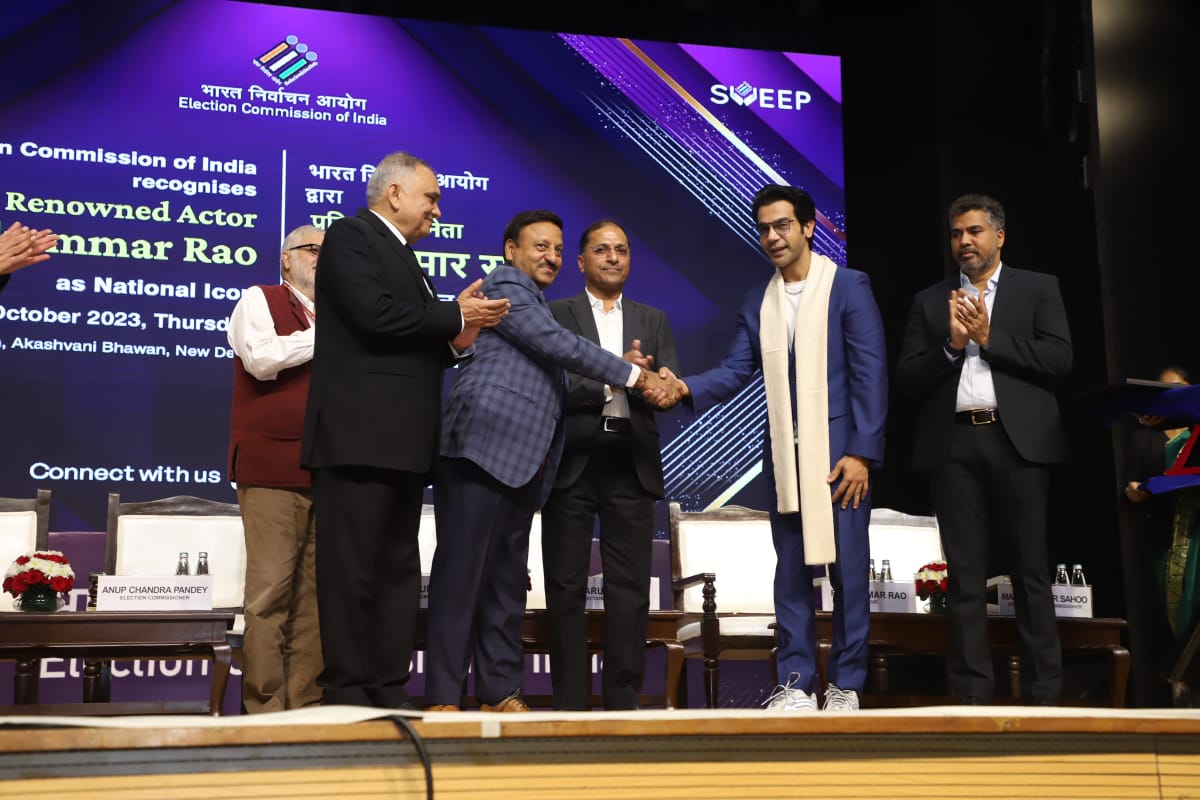 Bollywood Star Rajkummar Rao Becomes National Icon for Voter Awareness