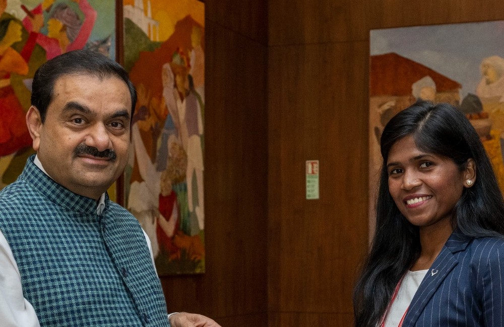 Yoga Instructor at Adani Group sets a new Guinness World Record