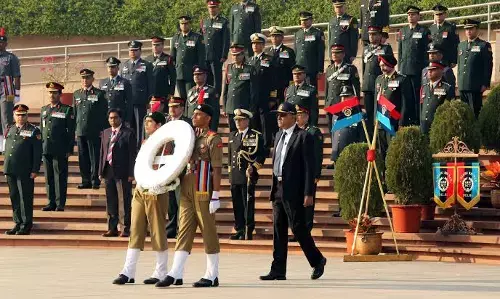NCC Marks 75 Years of Legacy, Defence Secretary Pays Tribute at National War Memorial