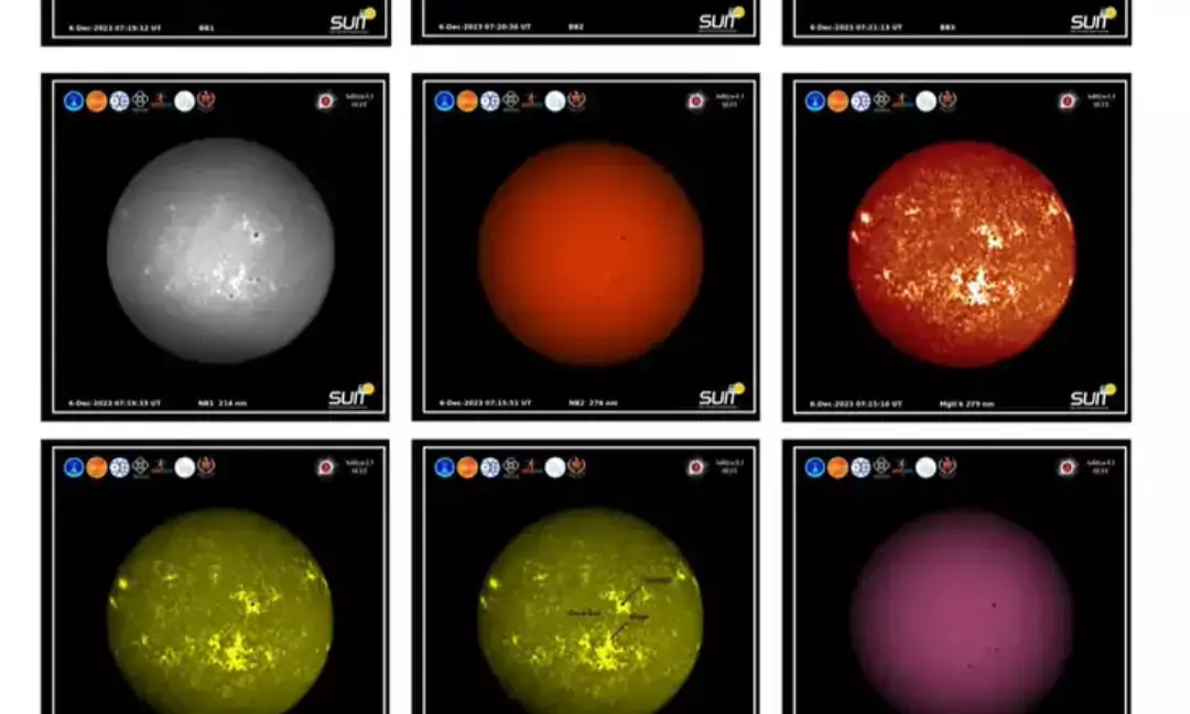 Aditya-L1s SUIT Unveils Solar Secrets in Spectacular Full-Disk Images