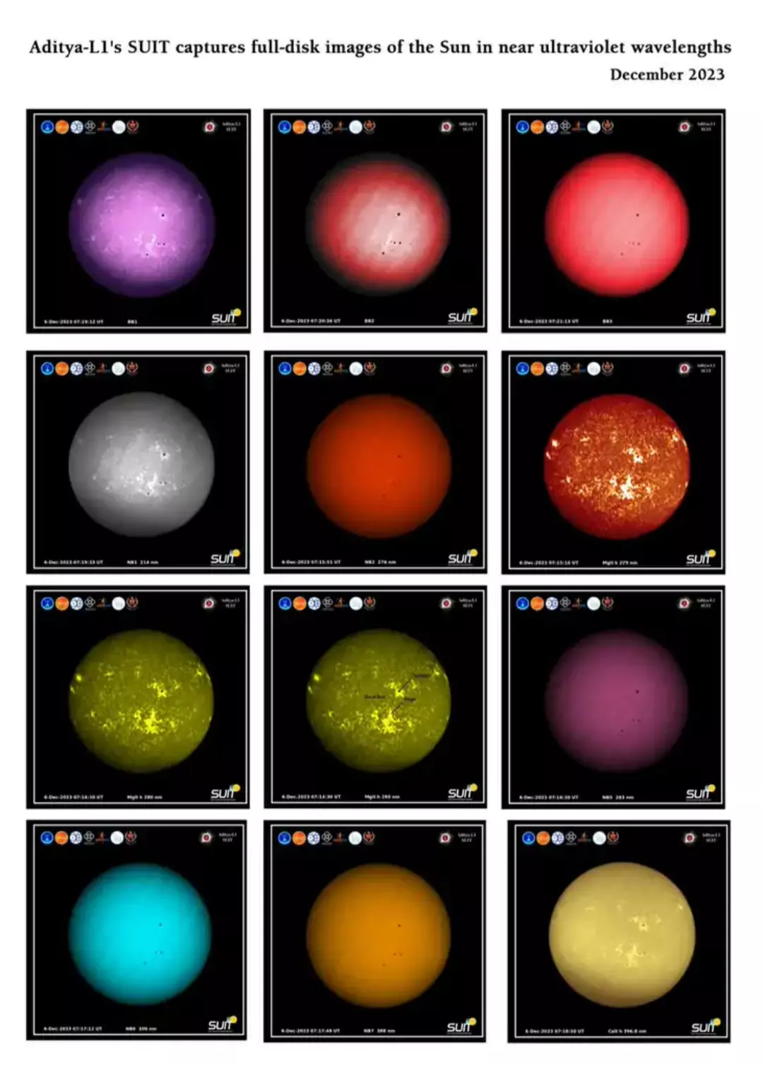 Aditya-L1s SUIT Unveils Solar Secrets in Spectacular Full-Disk Images Aditya-L1s SUIT Unveils Solar Secrets in Spectacular Full-Disk Images