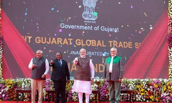 Prime Minister Modi Inaugurates 10th Vibrant Gujarat Global Summit 2024, Highlights Strengthened India- UAE Ties .