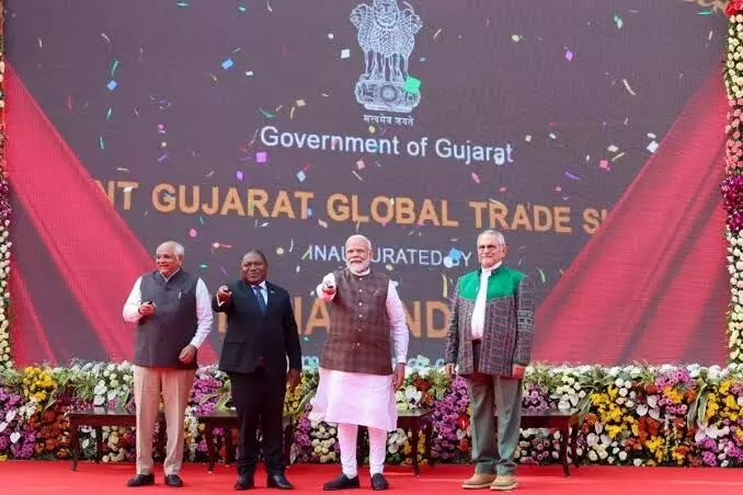 Prime Minister Modi Inaugurates 10th Vibrant Gujarat Global Summit 2024, Highlights Strengthened India- UAE Ties .