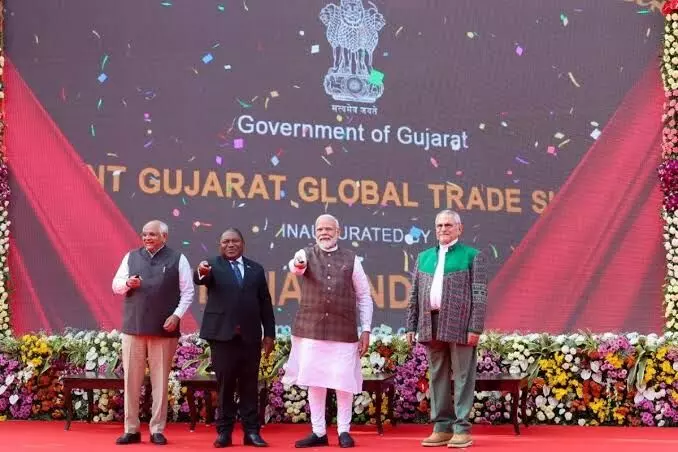 Prime Minister Modi Inaugurates 10th Vibrant Gujarat Global Summit 2024, Highlights Strengthened India- UAE Ties . Prime Minister Modi Inaugurates 10th Vibrant Gujarat Global Summit 2024, Highlights Strengthened India- UAE Ties .