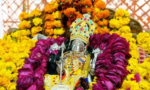 Ayodhyas Golden Day: Ramlala Enters Garbhagriha, Modi Leads 11-Day Ritual