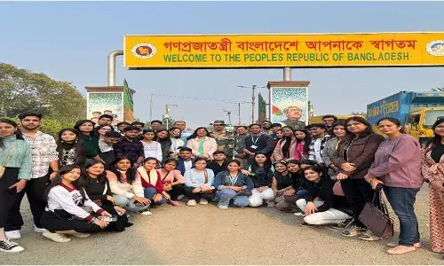 DPSR University Sponsors India-Bangladesh Border Trip for Azadi Ka Amrit Mahotsav