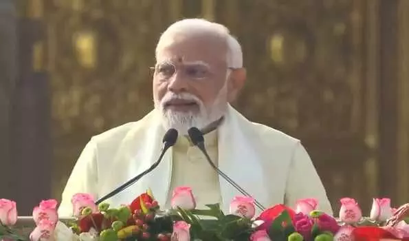 Lord Ram: A Symbol of Unity and Progress, Declares PM Modi at Ayodhya Temple Consecration Lord Ram: A Symbol of Unity and Progress, Declares PM Modi at Ayodhya Temple Consecration