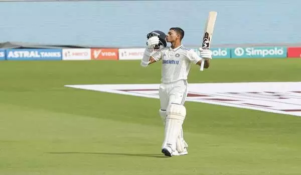 Jaiswal Double Ton Shines Bright, But England Respond Sharply in Visakhapatnam Thriller Jaiswal Double Ton Shines Bright, But England Respond Sharply in Visakhapatnam Thriller