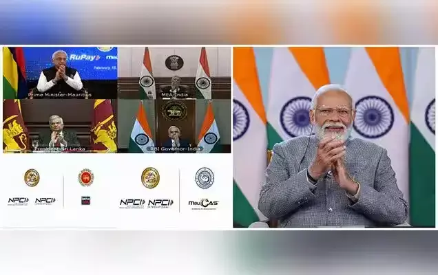 Prime Minister inaugurates UPI services in Sri Lanka and Mauritius, RuPay card in Mauritius