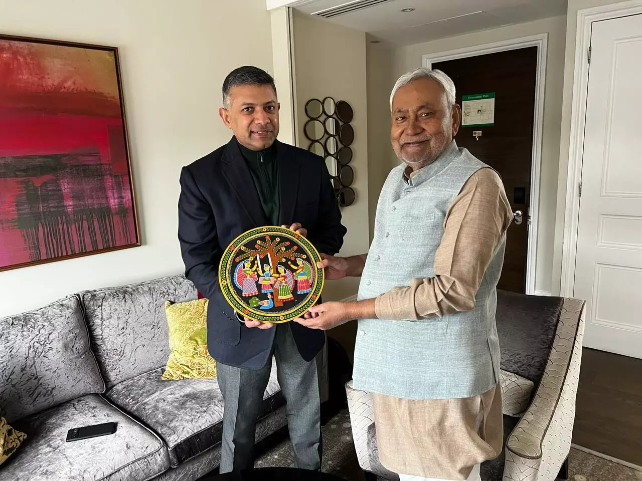 British High Commissioner and Bihar Chief Minister Nitish Kumar Discuss Development Projects