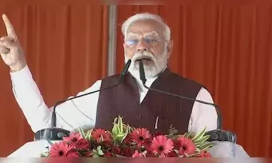 PM Modi Unveils Rs 1,06,000 Crore Development Blitz Ahead of Lok Sabha Polls