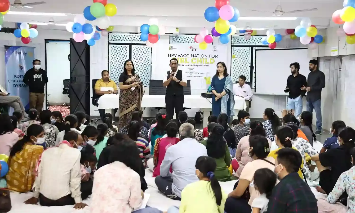 Free HPV Vaccination Camp for Sex Abuse Survivors, Underprivileged Girls in Delhi