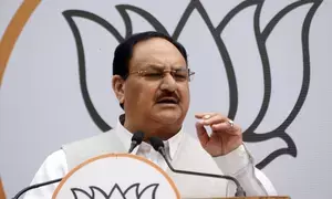 BJP chief Nadda in Jhalawar today to address rally supporting candidate Dushyant Singh