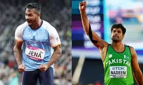 I see Arshad Nadeem as senior, not as a challenge: Kishore Jena hails Pakistan athlete