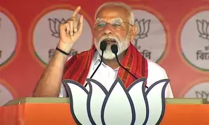 PM Modis rally in Rajasthans Churu (Ld)