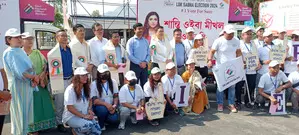 EC launches signature campaign to boost voter turnout in Manipur