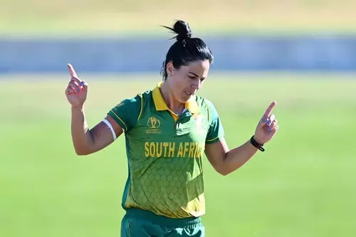 South Africas Marizanne Kapp reprimanded for breaching ICC Code of Conduct South Africas Marizanne Kapp reprimanded for breaching ICC Code of Conduct