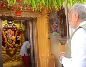 BJPs Parshottam Rupala seeks blessings at temple amid Rajkot election row
