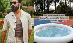 Vicky Kaushal wraps up Wai shoot of historical drama Chhaava’, shares pics