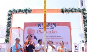 Gujarat: BJP celebrates Foundation Day, opens new office Devbhumi Dwarka