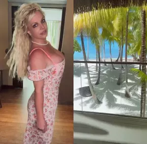 Britney Spears shares nude pictures of herself from her sunny beach holiday