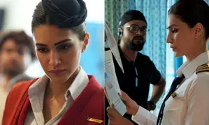 Divya Rana aka Kriti Sanon gives us a peek into her Crew BTS looks