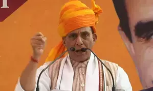 Rajnath Singh bats for one nation, one election concept at poll rally in Rajasthan