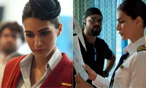 Divya Rana aka Kriti Sanon gives us a peek into her Crew BTS looks