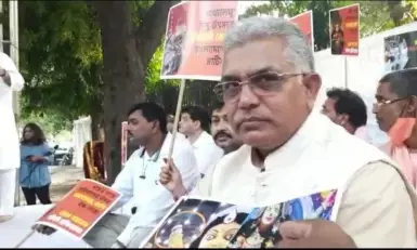 Tension in Durgapur following Trinamool-BJP workers scuffle at Dilip Ghosh’s Chai pe Charcha’