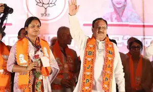 BJP poised to form govt for 3rd consecutive term under PM Modis leadership: JP Nadda