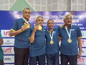Maharashtra dominate National Masters TT with 46 medals