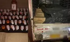 Liquor valued at Rs 42 lakh seized at Goa border