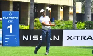 Manu Gandas shines on day three to grab sole lead