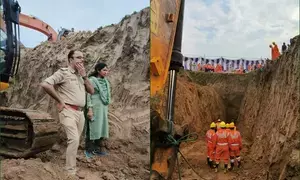 MP: Rescue operation to save boy trapped in borewell continues