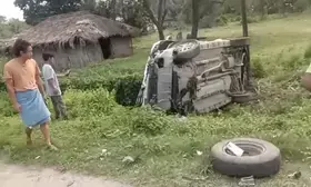 Arunachal MLA escapes road accident with minor injuries