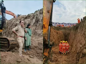 MP: Rescue operation to save boy trapped in borewell continues MP: Rescue operation to save boy trapped in borewell continues
