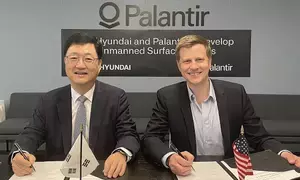 HD Hyundai, AI firm Palantir to develop unmanned surface vessel