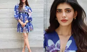Sanjana Sanghi strikes a pose in floral dress: Summer fresh work days are here