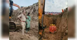 After 40-hr rescue effort, 6-yr-old boy found dead in borewell in MP After 40-hr rescue effort, 6-yr-old boy found dead in borewell in MP
