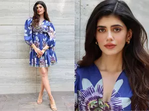 Sanjana Sanghi strikes a pose in floral dress: Summer fresh work days are here
