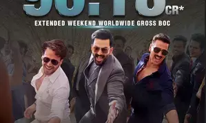 Bade Miyan Chote Miyan’ keeps cash registers ringing, mints Rs 96.18 cr worldwide