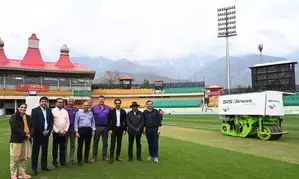 HPCA installs Indias first-ever hybrid pitch for training at Dharamshala stadium