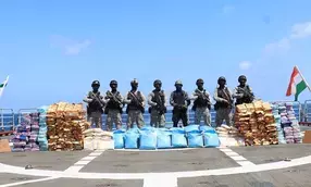 Indian Navy seizes 940 kgs of contraband narcotics