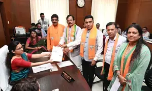 Goa: Shripad Naik files nomination for LS polls