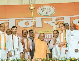 ‘Ram Lalla celebrating birthday at his birthplace after a gap of 500 years,’ says Yogi Adityanth at Bijnor poll rally ‘Ram Lalla celebrating birthday at his birthplace after a gap of 500 years,’ says Yogi Adityanth at Bijnor poll rally