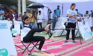 Sheetal Devi gives world champion a scare as armless archer bags silver in Khelo India national archery meet