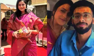 Bhojpuri actress Yaminiiee Singh visits Mahakaleshwar Jyotirlinga with brother, seeks divine blessings