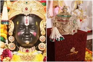 Apple Green Diamonds sustainable gemstones adorn Ram Lalla crown in Ayodhya