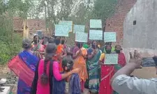Residents of Vengaivayal Dalit colony where human faeces was found in drinking water tank boycott election